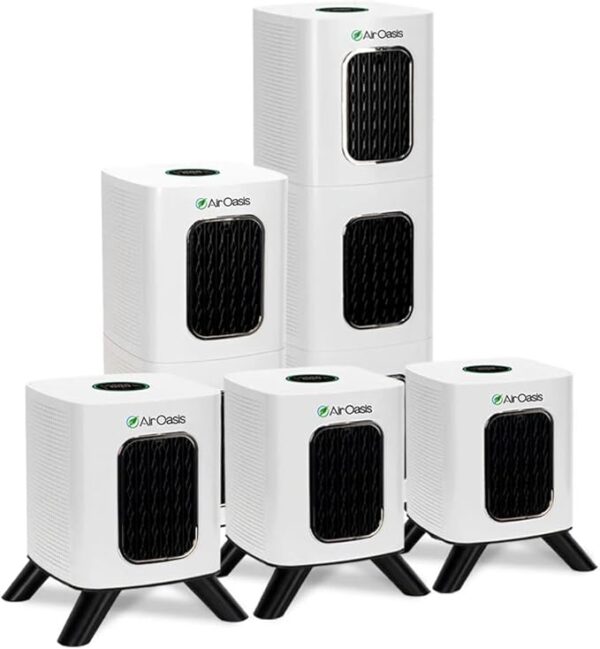 iAdapt 2.0 H13 HEPA Filter Air Purifier | Whole Home Healthy Air Bundle | 5 Air Purifiers, 3x Small, 1x Medium & 1x Large Air Purifier
