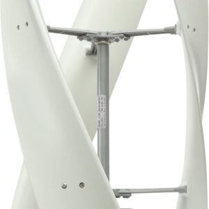 Wind Turbine Generators Kit, 500W Vertical Axis Wind Turbine Generator Home Windmill Kit Hybrid Wind System with Controller for Home, Business, Industrial Energy Supply (500W 12V White)