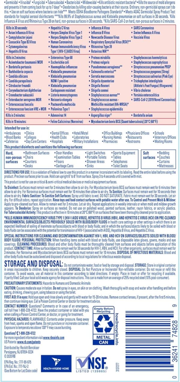 Lysol Disinfectant Spray - Image 4